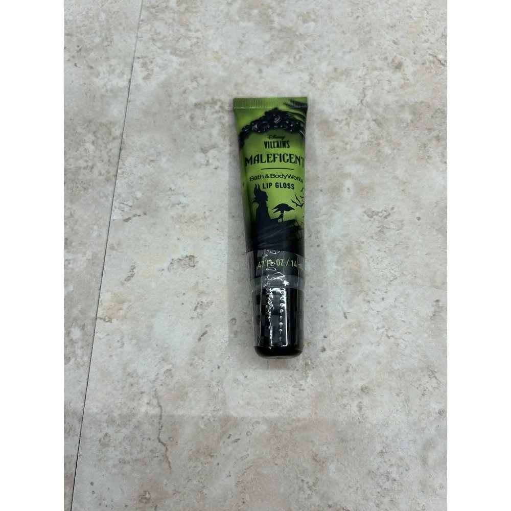Bath & Body Works Disney Maleficent Lip Gloss Plum + Midnight‎ Berries Sealed
